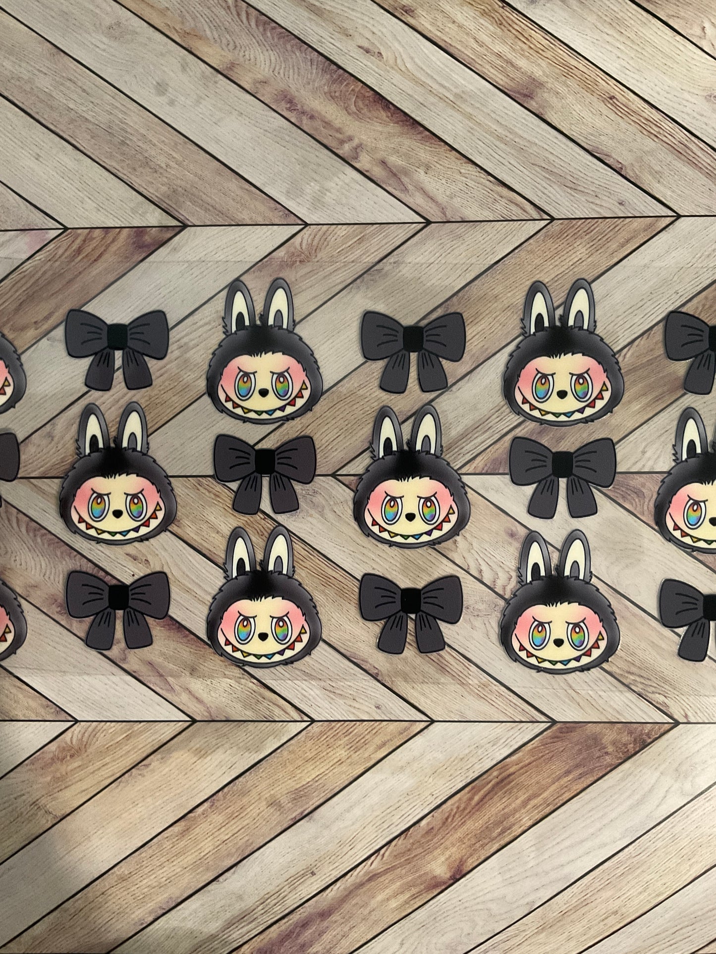 *Labubu Print Cups (with bows)