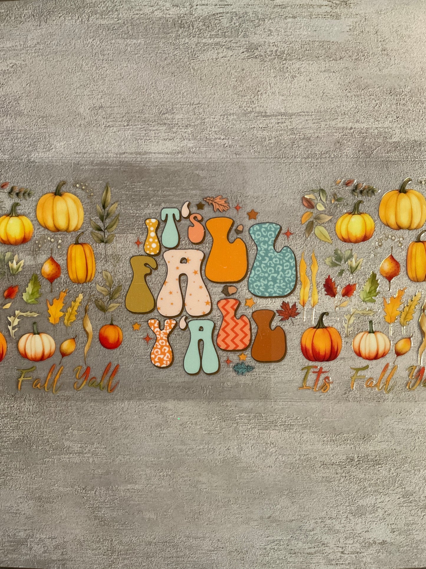 *Fall Custom Cups