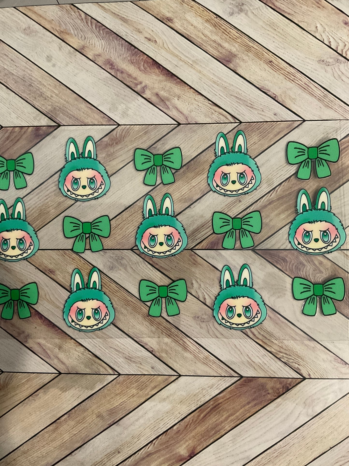 *Labubu Print Cups (with bows)