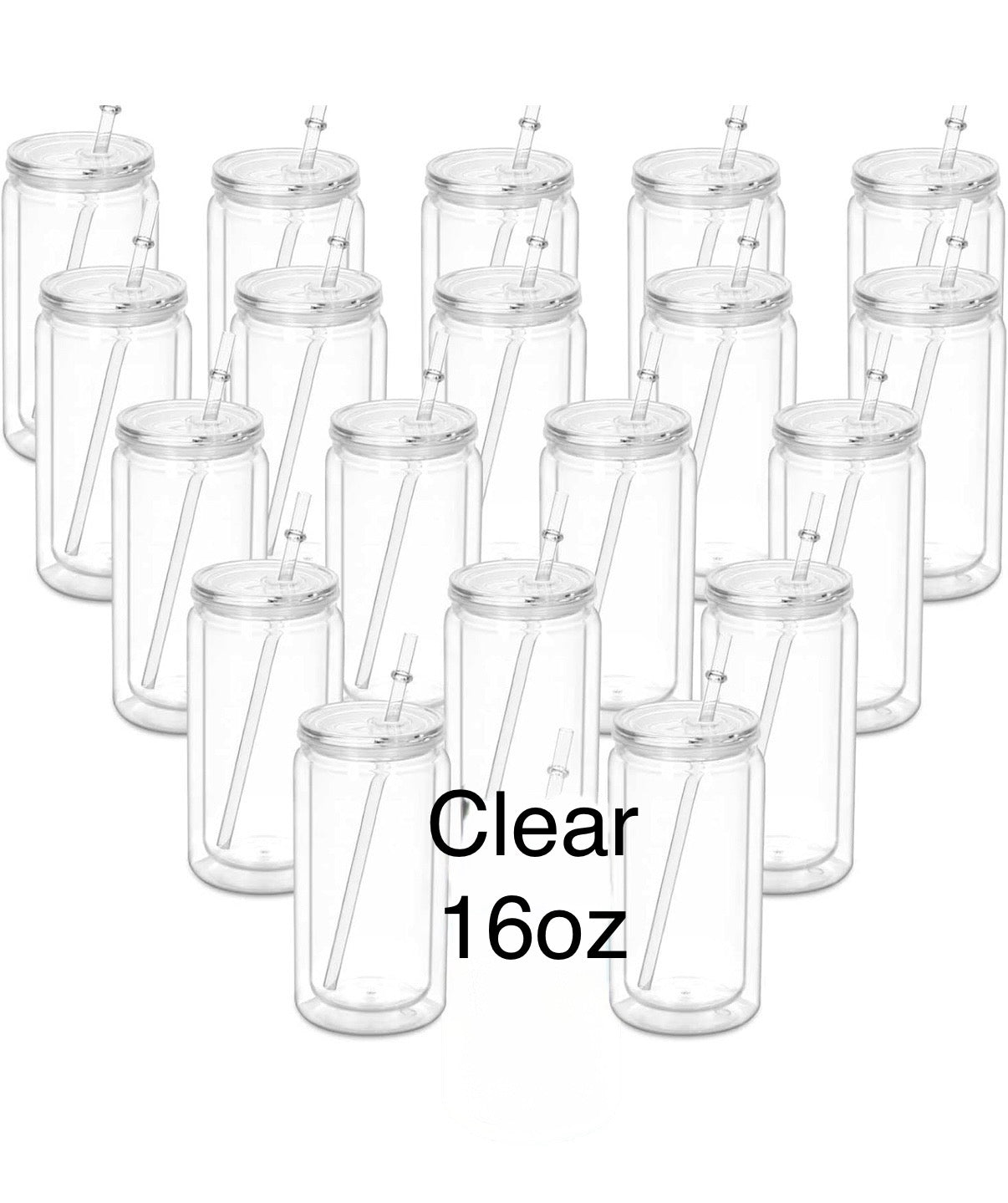 1- Step 1 Pick your Tumbler. 16 oz Acrylic Snow Globe Tumbler
