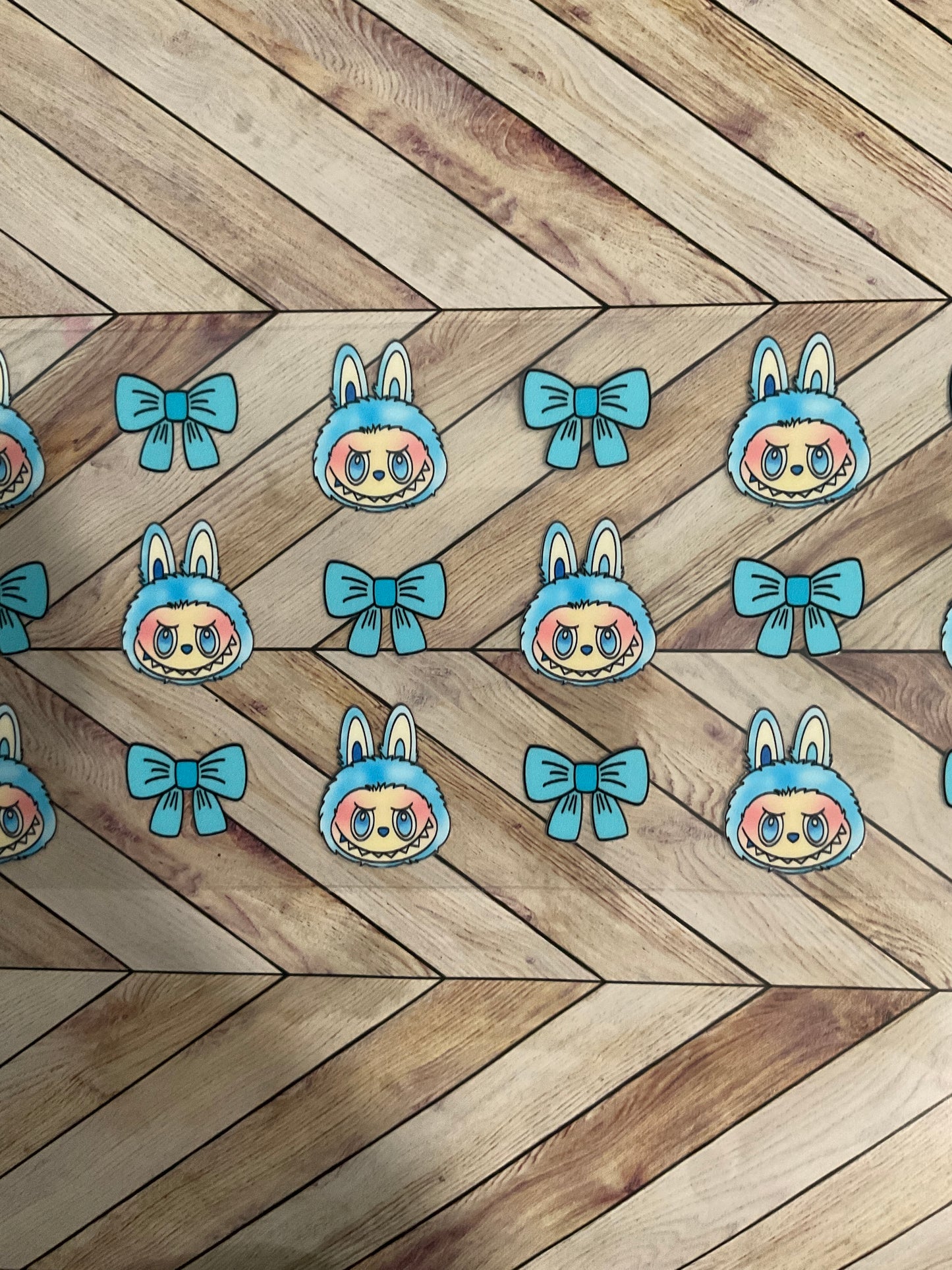 *Labubu Print Cups (with bows)